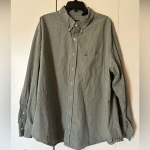 IZOD green long sleeves button down